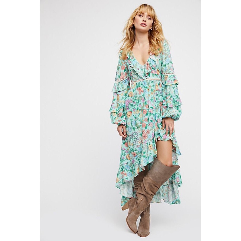 SPELL SAYULITA FRILL GOWN